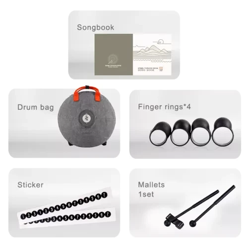 HLURU TB15-14-NAVYBLUE TONGUE DRUM 15 TON 14 HANDPAN NIEBIESKI