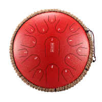 HLURU TB15-14-GALAXYRED TONGUE DRUM 15 TON 14 HANDPAN CZERWONY