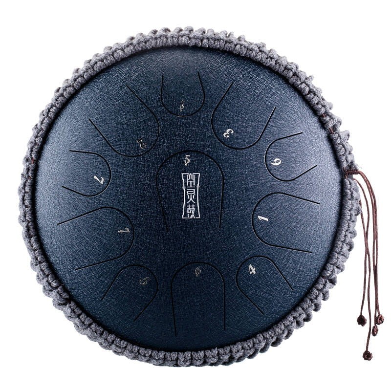 HLURU TB11-14-NAVYBLUE TONGUE DRUM 11 TON 14 HANDPAN NIEBIESKI