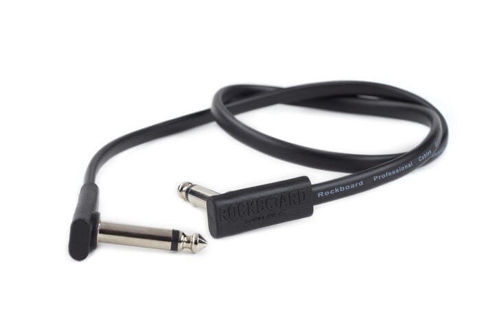 ROCKBOARD FLAT PATCH CABLE CAB PC F 45 BLK KABEL DO EFEKTÓW ZŁĄCZKA 45cm