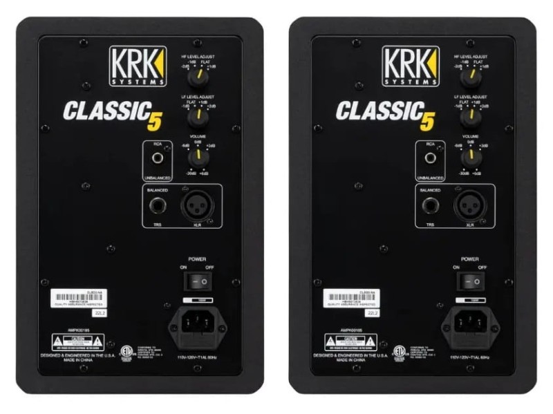 KRK CLASSIC 5 MONITOR PACK ODSŁUCHY STUDYJNE PARA ZESTAW