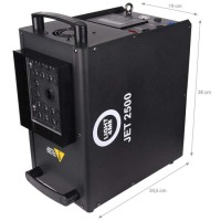 LIGHT4ME JET 2500 WYTWORNICA DYMU PIONOWEGO LED + PILOT