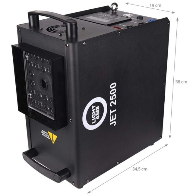 LIGHT4ME JET 2500 WYTWORNICA DYMU PIONOWEGO LED + PILOT