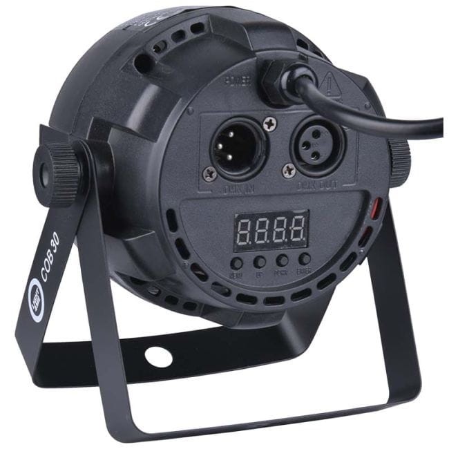 LIGHT4ME COB 30 MOCNY LEKKI PAR LED RGB CZARNY