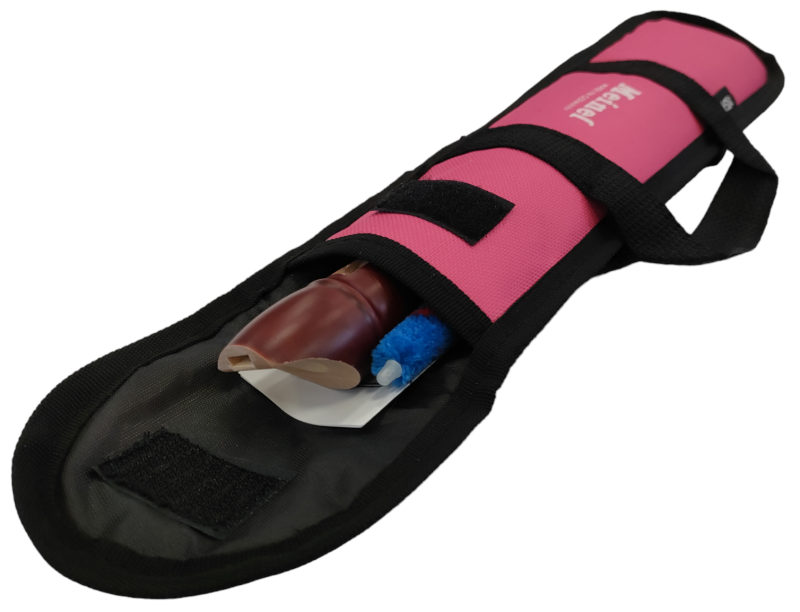 MEINEL M202 RENESANSOWY NIEMIECKI C FLET SOPRANOWY DREWNIANY RÓŻOWY POKROWIEC