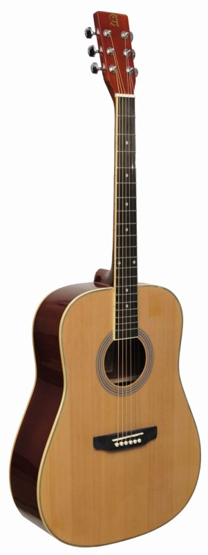 AMBRA AG-100 NL GITARA AKUSTYCZNA ZESTAW