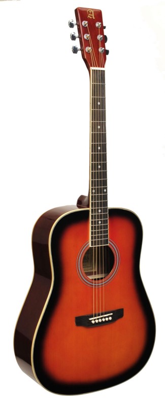 AMBRA AG-100 SB GITARA AKUSTYCZNA ZESTAW