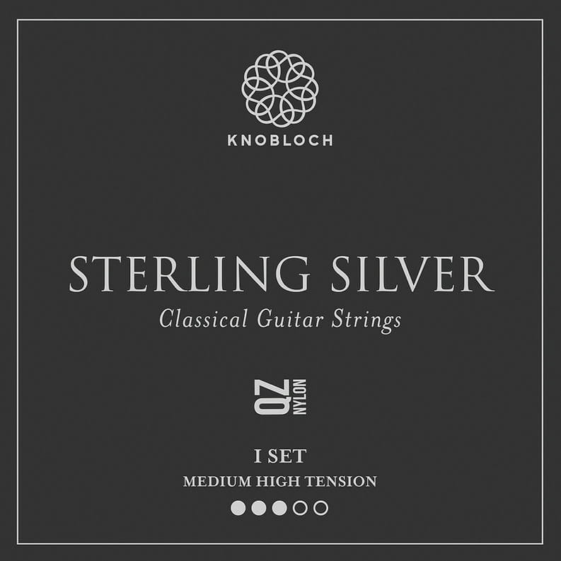KNOBLOCH 400SSQ STERLING SILVER QZ NYLON MEDIUM-HIGH TENSION NYLONOWE STRUNY DO GITARY KLASYCZNEJ