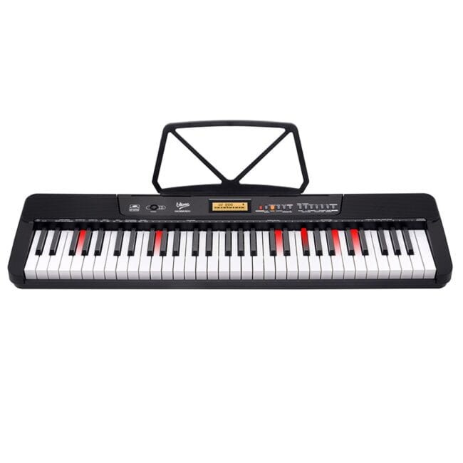 V-TONE VK 200-61L KEYBOARD Z DYNAMICZNĄ KLAWIATURĄ 5 OKTAW 61 KLAWISZY PODŚWIETLANE LED