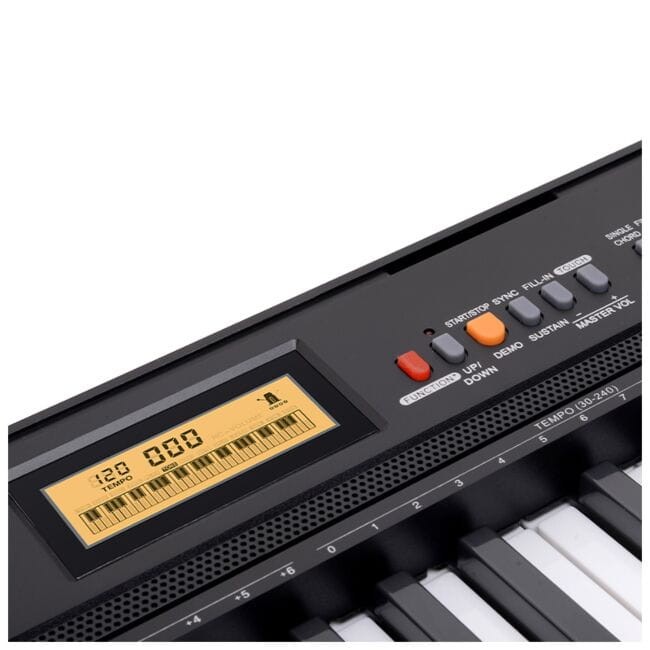V-TONE VK 200-61L KEYBOARD Z DYNAMICZNĄ KLAWIATURĄ 5 OKTAW 61 KLAWISZY PODŚWIETLANE LED