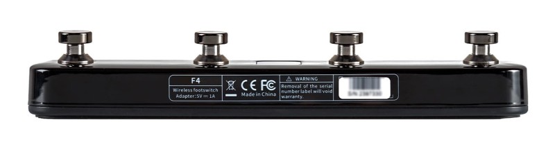 MOOER GTRS GWF4 BK WIRELESS FOOTSWICH BEZPRZEWODOWY PRZEŁĄCZNIK NOŻNY CZARNY