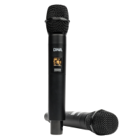 DNA VM DUAL VOCAL EFFECT SET DWA MIKROFONY BEZPRZEWODOWE DO RĘKI USB BLUETOOTH 518-542 MHz