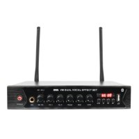 DNA VM DUAL VOCAL EFFECT SET DWA MIKROFONY BEZPRZEWODOWE DO RĘKI USB BLUETOOTH 518-542 MHz