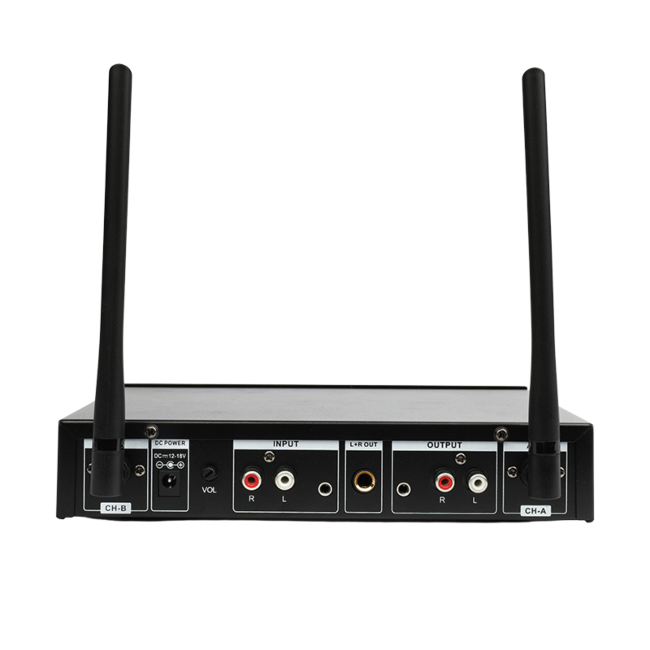 DNA VM DUAL VOCAL EFFECT SET DWA MIKROFONY BEZPRZEWODOWE DO RĘKI USB BLUETOOTH 518-542 MHz