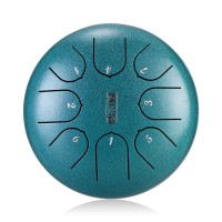 HLURU TC8-6-MINERALGREEN TONGUE DRUM LOTUS