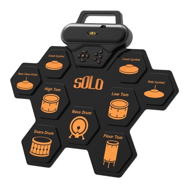 NN SOLO ZWIJANA PERKUSJA ELEKTRONICZNA USB-C MP3