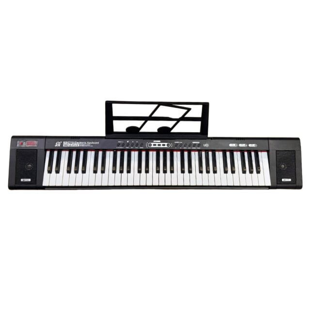 MQ 6151L KEYBOARD EDUKACYJNY PODŚWIETLANE KLAWISZE ORGANY DLA DZIECI DO NAUKI GRY MIKROFON