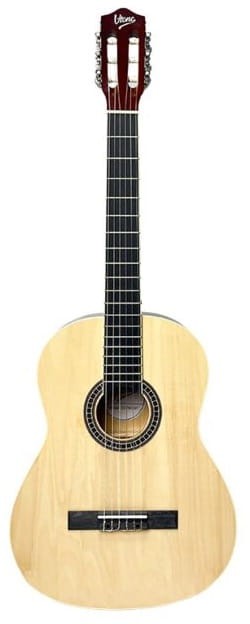 V-TONE CG TWO NT GITARA KLASYCZNA 4/4 NATURALNA DO NAUKI DLA POCZĄTKUJĄCYCH ZESTAW