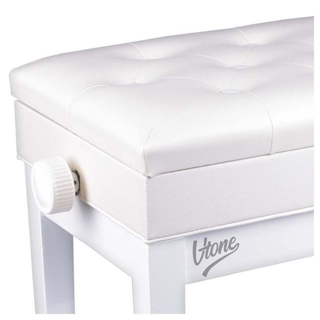 V-TONE ŁAWA 2 WH DO PIANINA ZE SCHOWKIEM BIAŁA