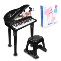 NN PIANINO KASIA BK CZARNE KEYBOARD KLAWISZE ORGANY FORTEPIAN Z MIKROFONEM DLA DZIECI