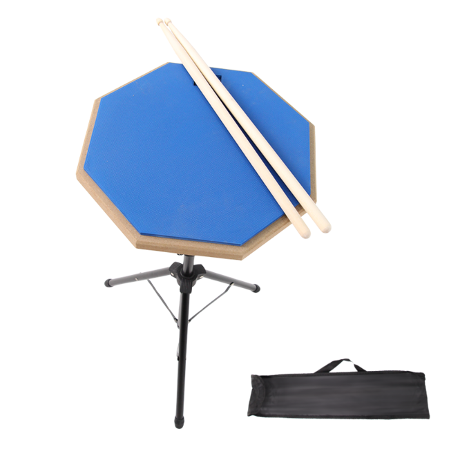 V-TONE PDS1 NIEBIESKI PAD PERKUSYJNY 12 DO ĆWICZEŃ STATYW PAŁECZKI POKROWIEC ZESTAW