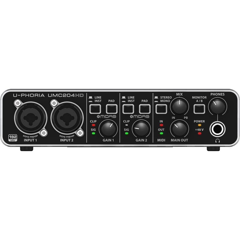 BEHRINGER UMC204HD INTERFEJS USB
