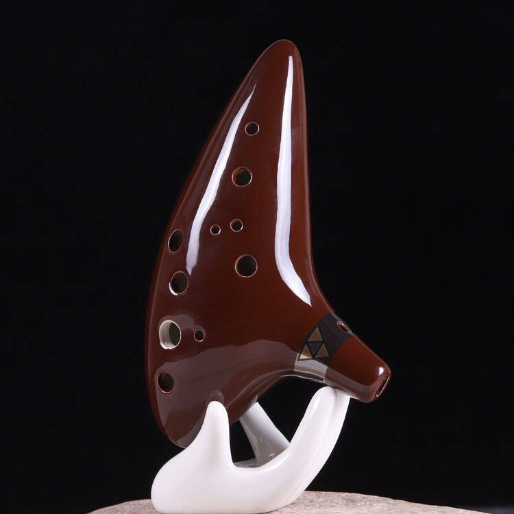 KERA 12SED-AC-001-BROWN BRĄZOWA OKARYNA CERAMICZNA