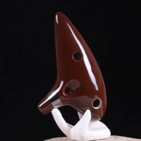 KERA 12SED-AC-001-BROWN BRĄZOWA OKARYNA CERAMICZNA