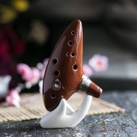 KERA 12SED-AC-001-BROWN BRĄZOWA OKARYNA CERAMICZNA