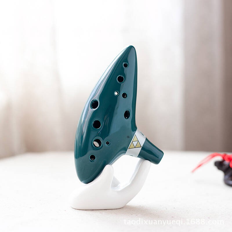 KERA 12SED-AC-001-GREEN MORSKA OKARYNA CERAMICZNA