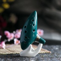 KERA 12SED-AC-001-GREEN MORSKA OKARYNA CERAMICZNA