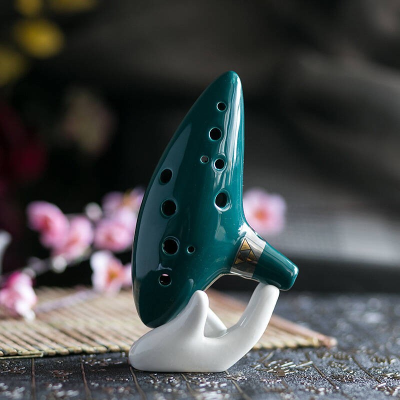 KERA 12SED-AC-001-GREEN MORSKA OKARYNA CERAMICZNA
