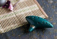 KERA 12SED-AC-001-GREEN MORSKA OKARYNA CERAMICZNA