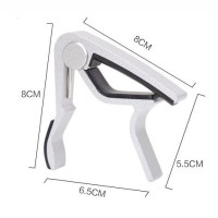 JEREMI AU10 SREBRNY KAPODASTER DO GITARY AKUSTYCZNEJ ELEKTRYCZNEJ