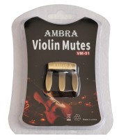 AMBRA VM-01 BRONZE TŁUMIK DO SKRZYPIEC METALOWY BRĄZOWY
