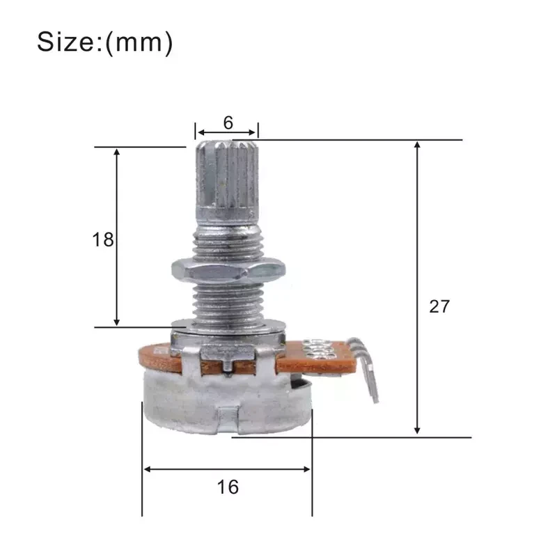 JEREMI B250K/18 1489 POTENCJOMETR