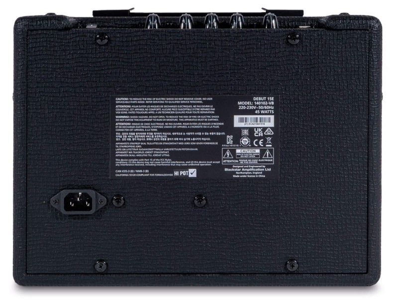 BLACKSTAR DEBUT 15E BLK CZARNE COMBO GITAROWE
