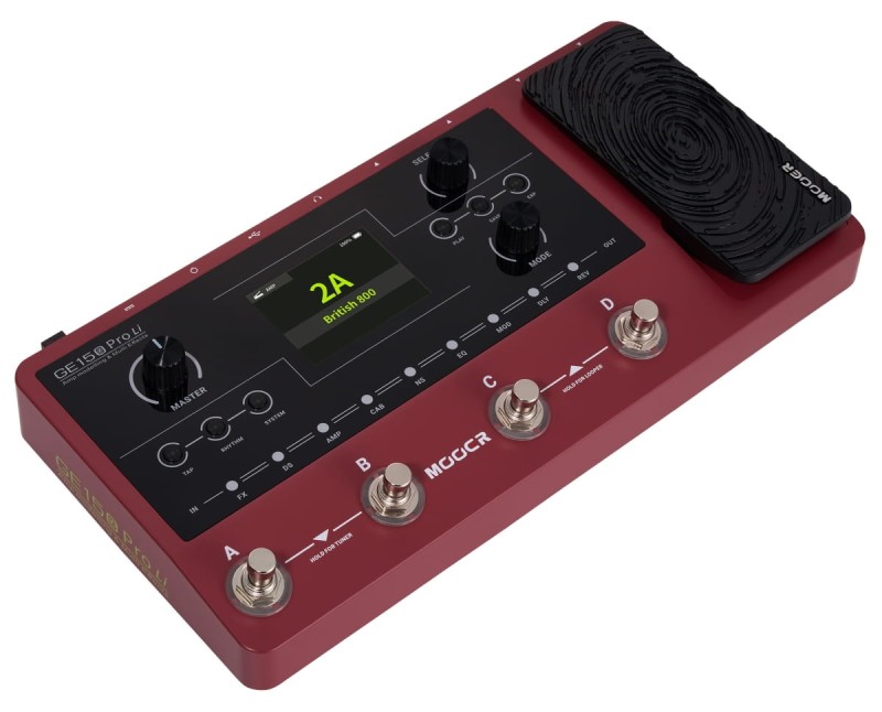 MOOER GE 150 PRO LI MULTIEFEKT GITAROWY Z AKUMULATOREM