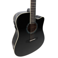 V-TONE VEAG1 CE BK GITARA ELEKTROAKUSTYCZNA 4/4 DREADNOUGHT CUTAWAY CZARNA