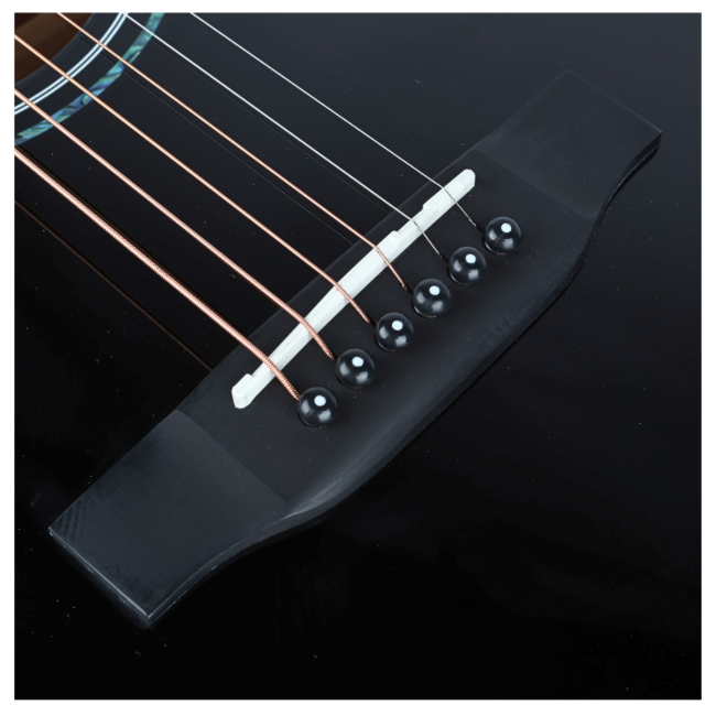 V-TONE VEAG1 CE BK GITARA ELEKTROAKUSTYCZNA 4/4 DREADNOUGHT CUTAWAY CZARNA