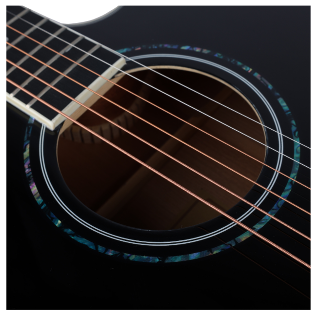 V-TONE VEAG1 CE BK GITARA ELEKTROAKUSTYCZNA 4/4 DREADNOUGHT CUTAWAY CZARNA