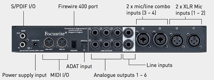 FOCUSRITE SAFFIRE PRO 26
