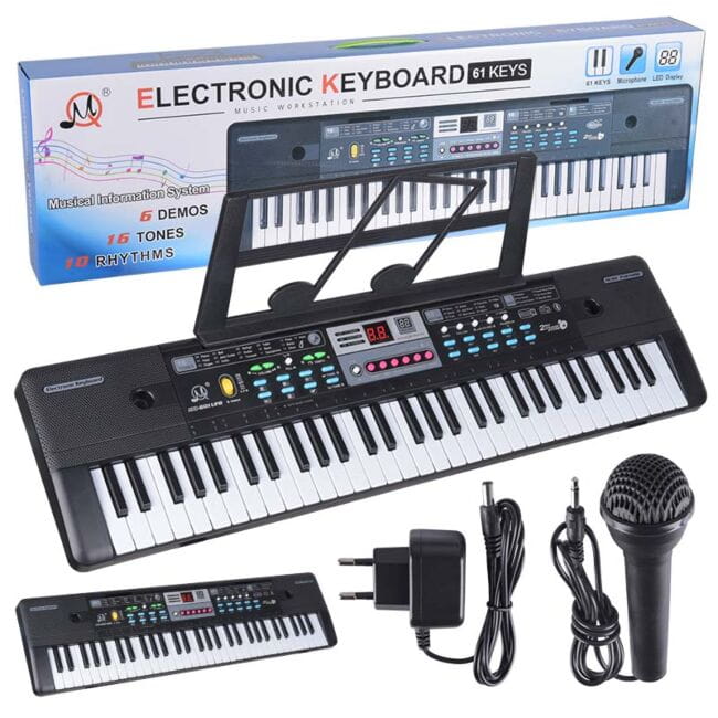 MQ 601 UFB KEYBOARD KLAWISZE ORGANY Z MIKROFONEM DLA DZIECI
