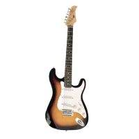 V-TONE ESST39 SB GITARA ELEKTRYCZNA 4/4 STRATOCASTER 39 SSS SUNBURST + WZMACNIACZ GITAROWY ZESTAW