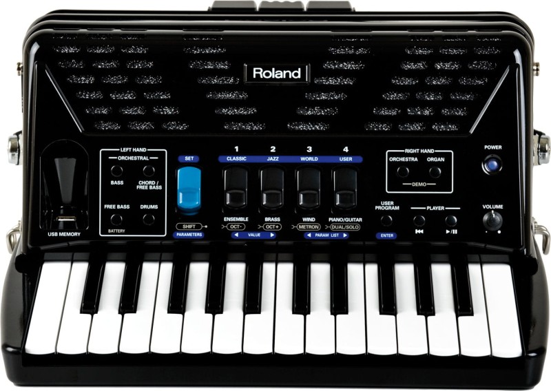 ROLAND FR-1X BK CZARNY AKORDEON CYFROWY KLAWISZOWY