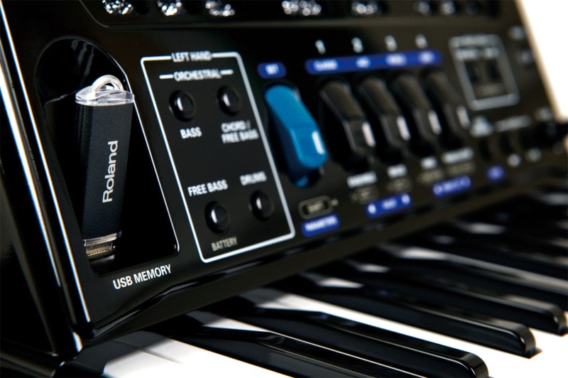 ROLAND FR-1X BK CZARNY AKORDEON CYFROWY KLAWISZOWY