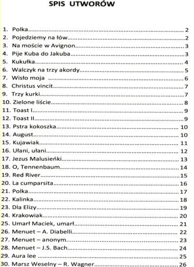 DROBNE UTWORY NA GITARĘ OŻAREK