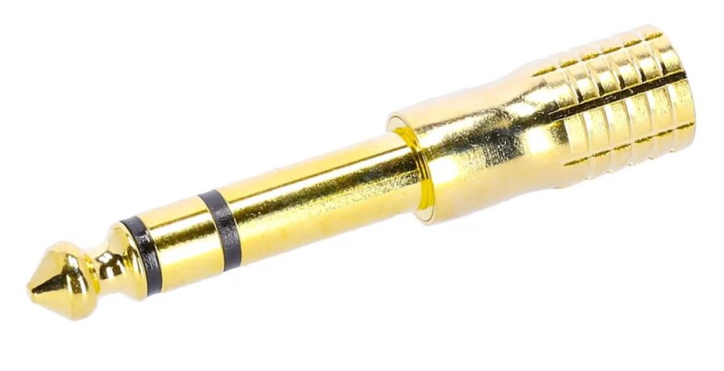 ADAM HALL CONNECTORS 4 STAR A MF3 JM3 GOLD ADAPTER JACK PRZEJŚCIÓWKA