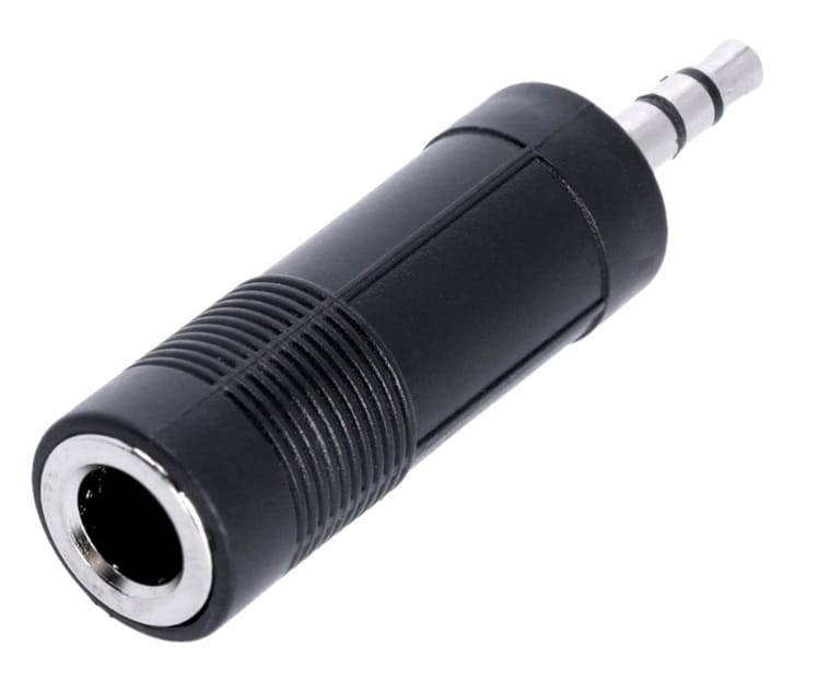 ADAM HALL CONNECTORS 4 STAR A JF3 MM3 CZARNY ADAPTER JACK PRZEJŚCIÓWKA