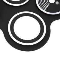 V-TONE RD7 PERKUSJA ELEKTRONICZNA ZWIJANA USB-C AUX 7 PADÓW PEDAŁY GŁOŚNIKI PAŁECZKI ZESTAW